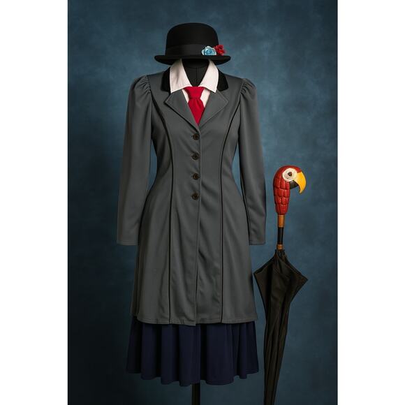 Mary Poppins / Nanny McPhee / Downton Abbey Costume – Small, Full Set, Halloween - Picture 1 of 5